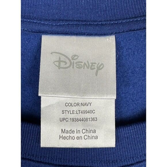 Disney Merry Stitchmas Sweatshirt Womens 2XL XXL Blue Christmas Blinking‎ Lights - Picture 3 of 7